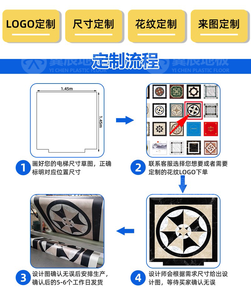 電梯定制地板定制流程 電梯定制地板定制流程